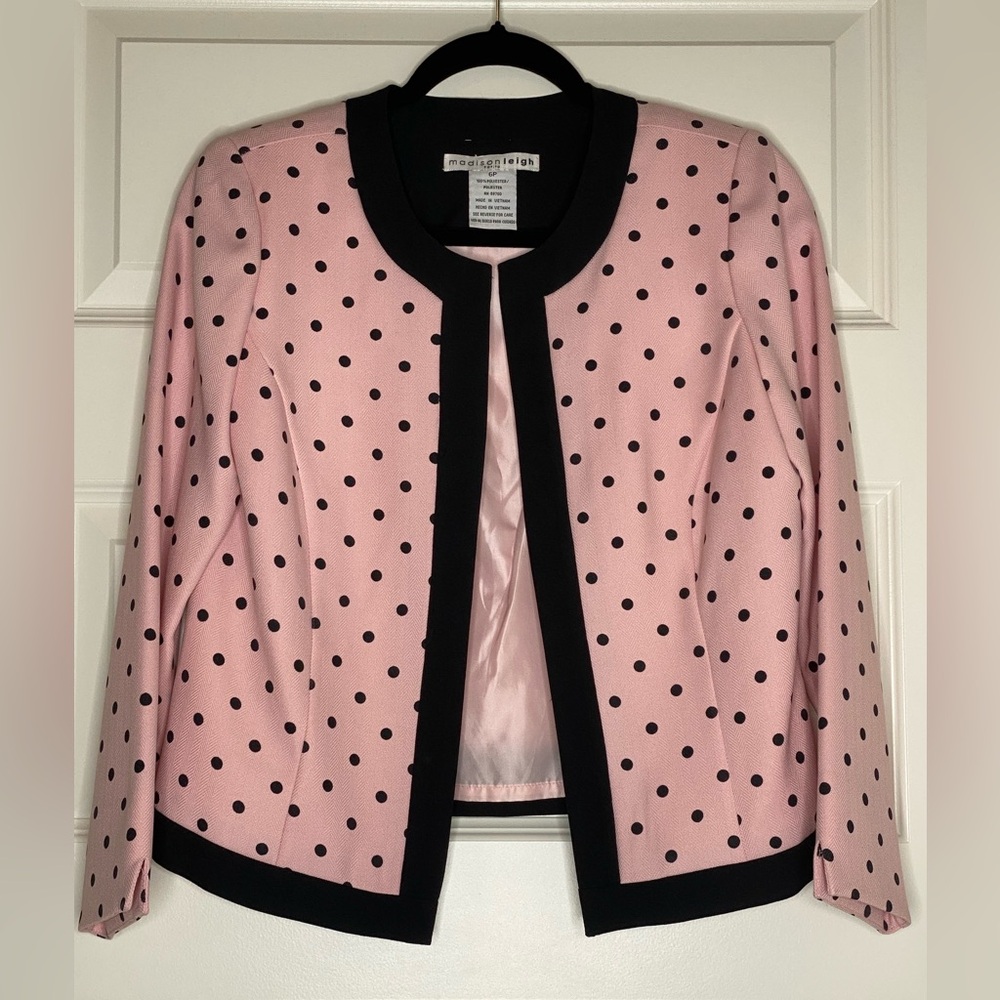 Vintage 90s y2k Polka Dot Blazer